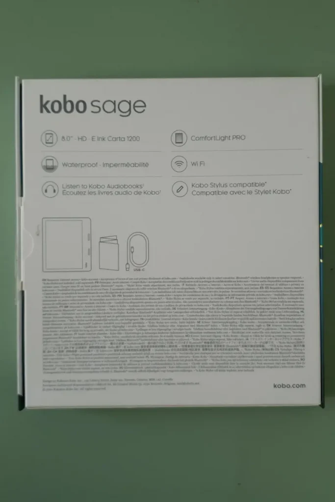 kobo sage specifications